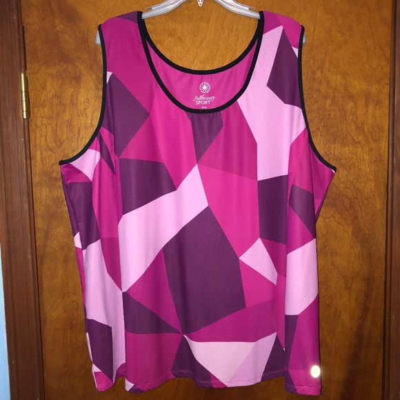 NWOT FullBeauty Sport Tank Top Plus Size 30/32 - Picture 1 of 4